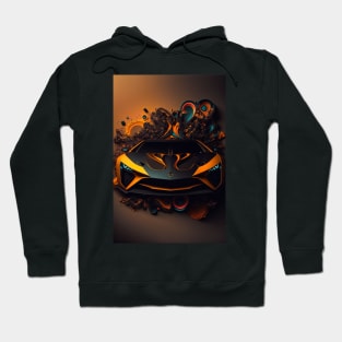 Supercar abstract design Hoodie